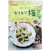 Amazon | 壮関 手割りかりかり梅 60g×6袋 | 壮関 | おつまみ